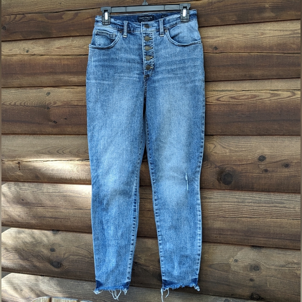 Lucky Brand Woman's High Rise Skinny Bridgete Jeans, 8/29 Ankle